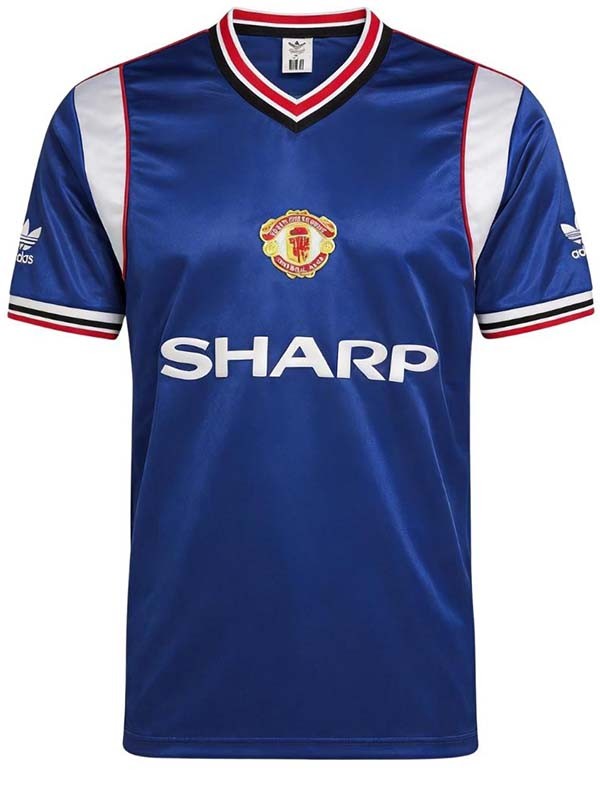 Manchester united third jersey mens retro shirt 1984-1985